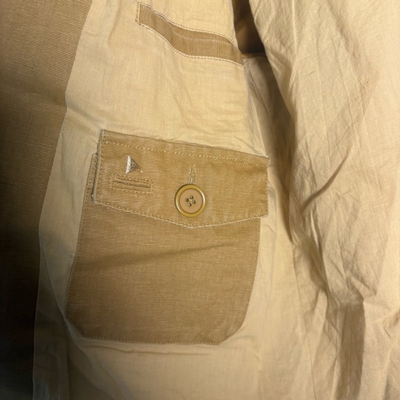 Territory Ahead Men’s Utility Field Jacket Large Mustard Leather Collar - Picture 3 of 14